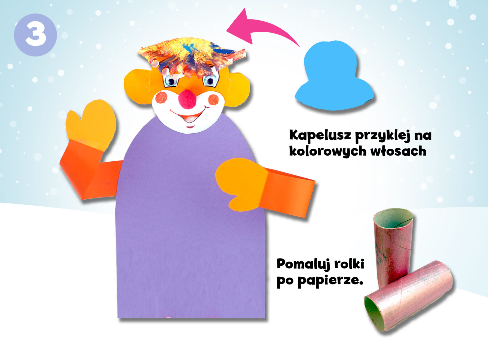 Klaun karnawałowy 3